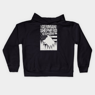 German Shepherd Auntie Birthday Gift Kids Hoodie